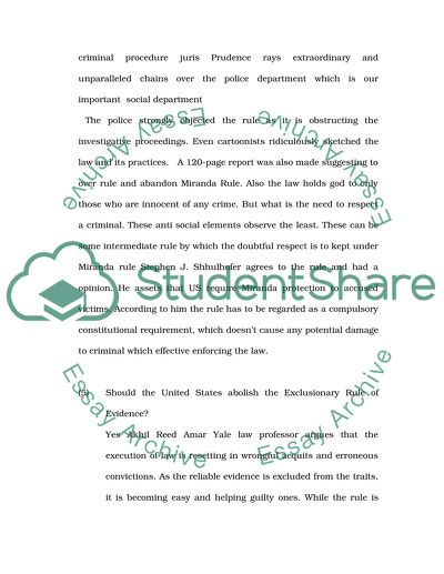 Reasons for the US Crime Problem