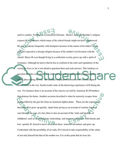 The Coming-of-Age Story of a Boy Growing Up in a Place Besieged by War