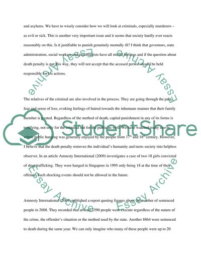 Capital Punishment should be abolish