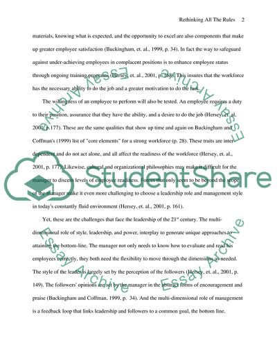 Management: Rethinking All the Rules