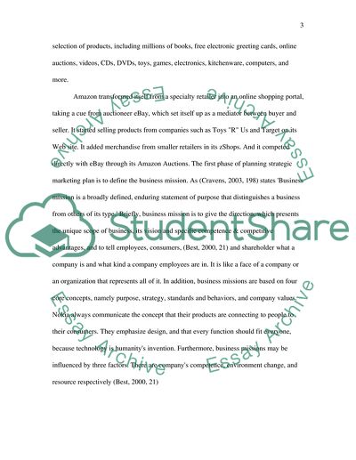 Strategic Marketing Planning - Amazon