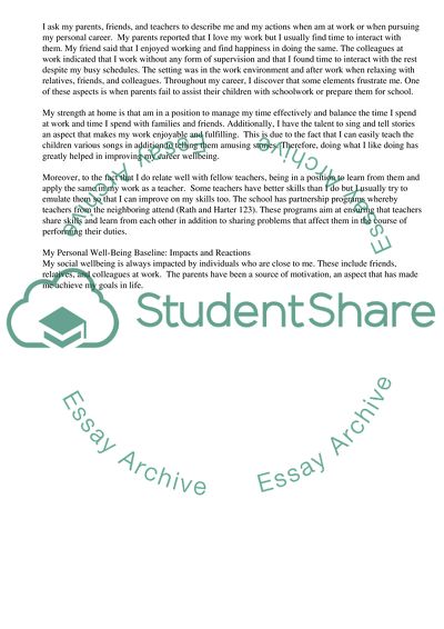 Personal Self-Directed Well-Being Assessment and Enhancement Program