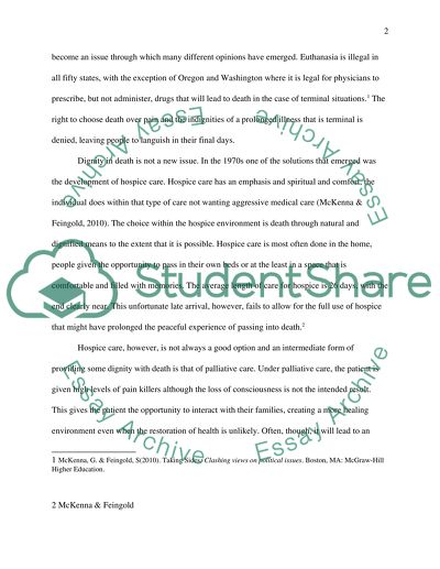 Palliative Care vs Physician-Assisted Suicide