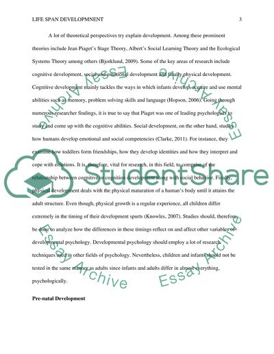Human Development from Conception to Death