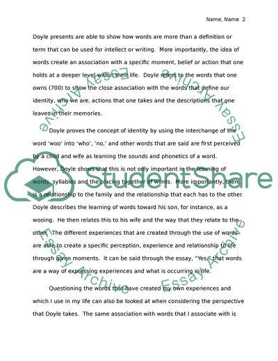 Creating Perceptions of Reality Through Words and Experience