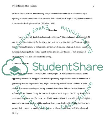 Publicly Financed Stadiums Drag Down Local Economies