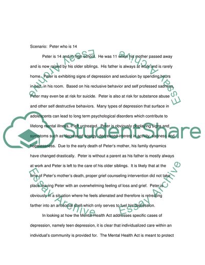 Mental Health and Elder Abuse