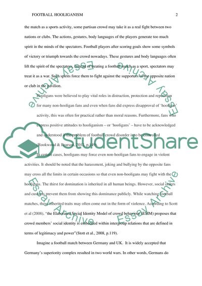 Tackling Football Hooliganism