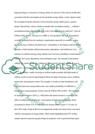 Health Risks and Benefits Associated with Energy Drinks