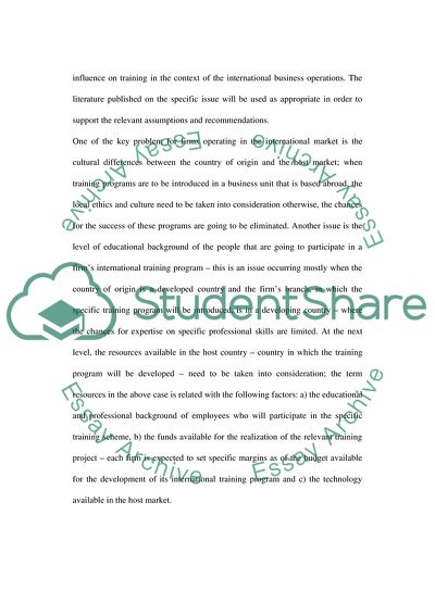 Competencies Required to Manage One Aspect of International Personnel and Development