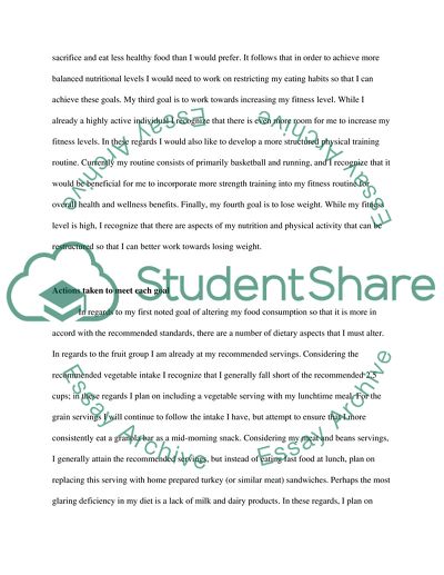 Personalized Nutrition and Exercise Plan