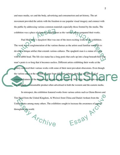 Saatchi Gallery Post Pop