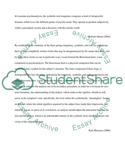 Outline and evaluation of the idea of how analysis cures when considered from a Lacanian perspective