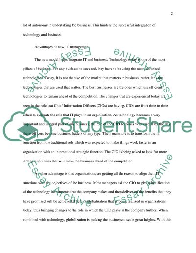 Advantages of New IT Management