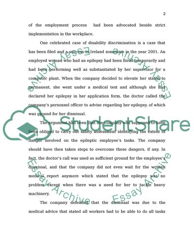 Does Christian Salvesens sickness absence management policy meet its obligations under the DDA