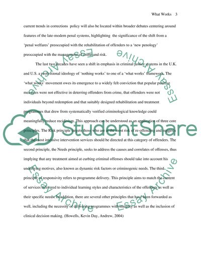 The Decline of the Rehabilitative Ideal