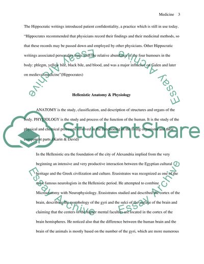 Faces of the Greek and Roman Medicine