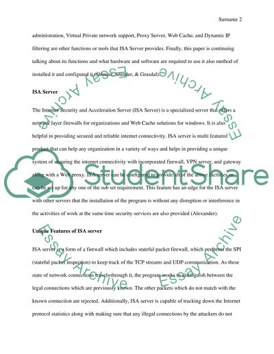 Microsoft ISA Server