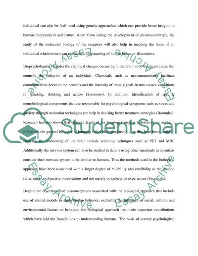 PSYCHOLOGY APPROACHES