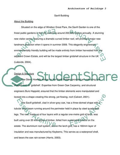 Architecture of Modern British Buildings