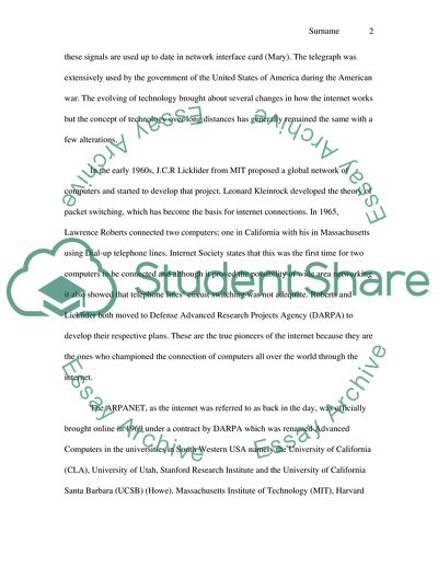 Brief History of the Internet