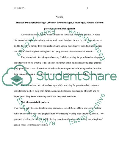 Erickson Developmental Stage