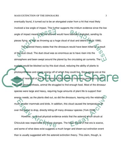 Did asteroids kill the dinosaurs