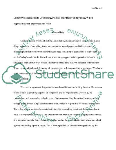 Adlerian Theory and Behavioural Theory