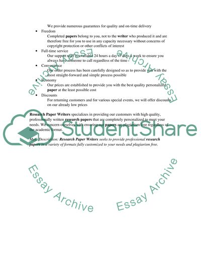 Proofreading services