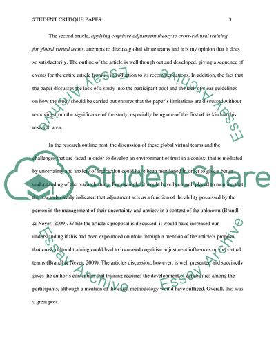 Adjustment in Chinese Students