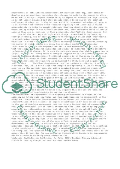 Acquiring New Skills and Knowledge