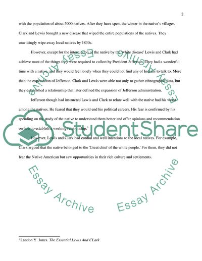 Lewis and Clarks attitudes toward Native Americans