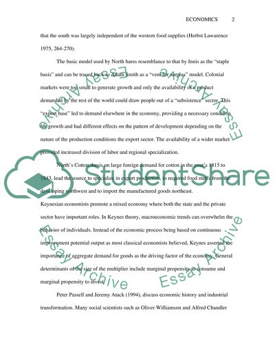 Why the United States Economy Developed