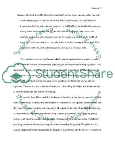 CASE: Cipollone v. Liggett Group, Inc