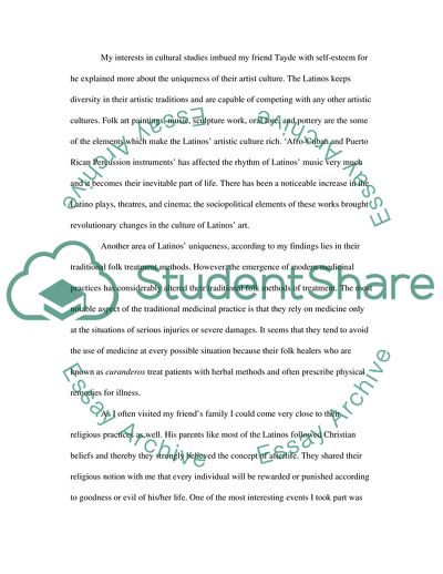 Exploring Surface and Deep Culture: Latinos and Jamaicans in DFW