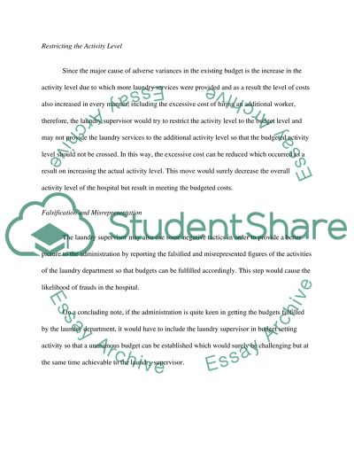 The Laundry Department and Rivington Hospital