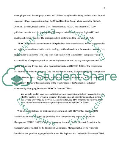 Operation Management and Quality Management