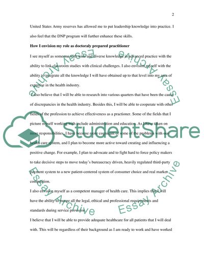 Future Goals And Reasons For Choosing The Dnp Program Essay Future Goals And Reasons For Choosing The Dnp Program