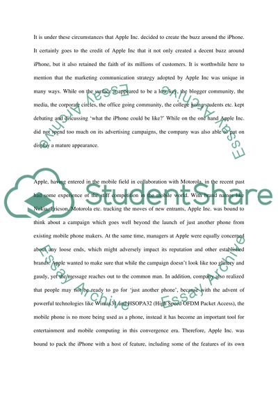 Huge Amount of Buzz around the Launch of the iPhone