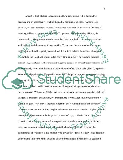 Exercise Physiology in Extreme Environments