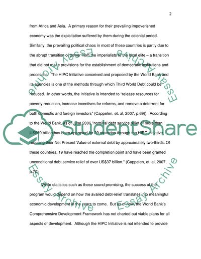 National Responsibility and the Just Distribution of Debt Relief among Countries