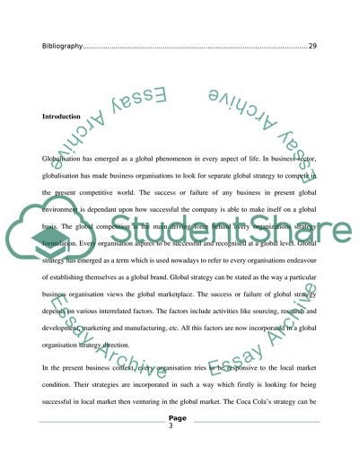 Strategic Management for the International Business