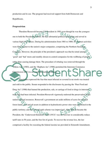 Progressive Era through the Great Depression