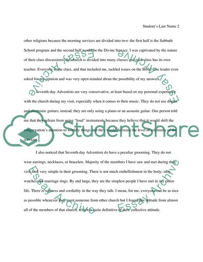 Peculiarities in Church Practices