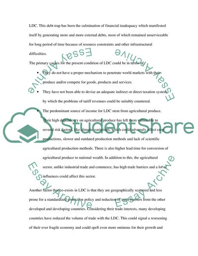 Economics: Least Developed Countries