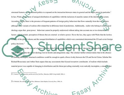 The USSR in the Context of the Cold War: the Foreign Policy of the United States