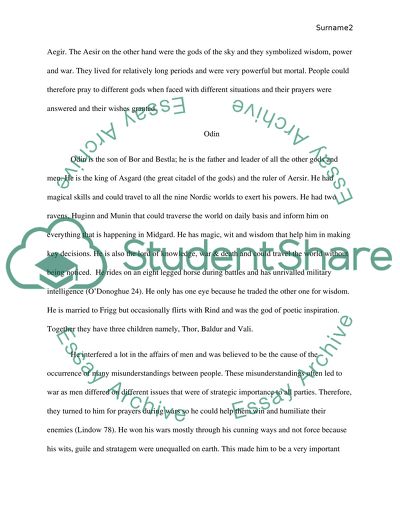 Viking religion essay image