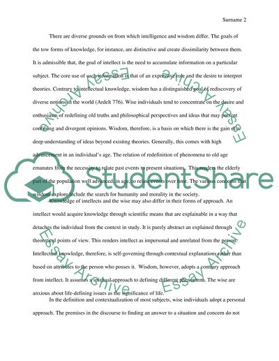 Difference between intelligent and wisdom