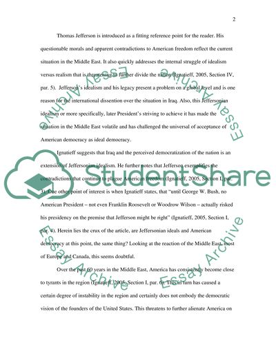 Who Are Americans to Think That Freedom Is Theirs to Spread