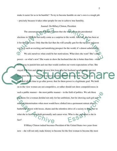 Journal on Cinderella Man, Hillary Clinton President Announcement, and A Wrinkle in Time